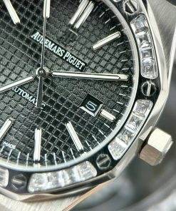 Đồng hồ Audemars Piguet Fake 11 cao cấp nam mặt đen 41mm (2)