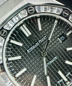 Đồng hồ Audemars Piguet Fake 11 cao cấp nam mặt đen 41mm (2)