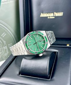 Đồng hồ Audemars Piguet Fake cao cấp máy cơ Nhật mặt xanh 41mm (2)
