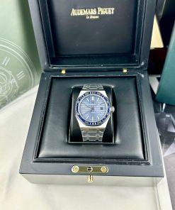 Đồng hồ Audemars Piguet Fake máy cơ Nhật nam đính đá baguette 41mm (2)