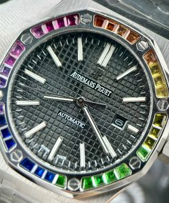 Đồng hồ Audemars Piguet Rainbow nam dây kim loại Fake cao cấp 41mm (2)