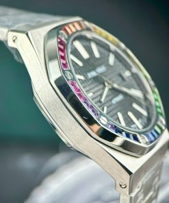 Đồng hồ Audemars Piguet Rainbow nam dây kim loại Fake cao cấp 41mm (2)