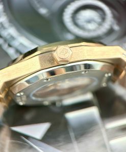Đồng hồ Audemars Piguet rose gold đính đá 7 màu Fake cao cấp 41mm (2)