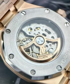 Đồng hồ Audemars Piguet rose gold đính đá 7 màu Fake cao cấp 41mm (2)