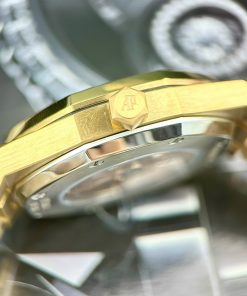 Đồng hồ Audemars Piguet vàng gold Fake 11 cao cấp đính đá 7 màu 41mm (2)