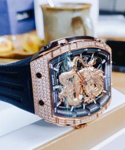 Đồng hồ Bonest Gatti BG5605-A2 rose gold chính hãng nam đính đá 45mm (2)