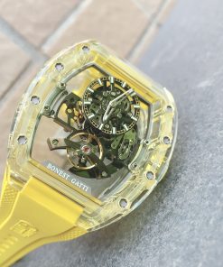 Đồng hồ Bonest Gatti Ghost chính hãng BG9960-A3 nam màu vàng 45mm (2)