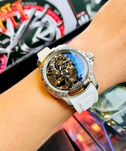 Đồng hồ Bonest Gatti King Sport BG5101-A1 nam dây cao su trắng chính hãng 43mm (2)