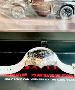 Đồng hồ Bonest Gatti King Sport BG5101-A1 nam dây cao su trắng chính hãng 43mm (2)