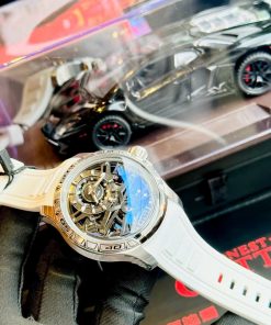 Đồng hồ Bonest Gatti King Sport BG5101-A1 nam dây cao su trắng chính hãng 43mm (2)