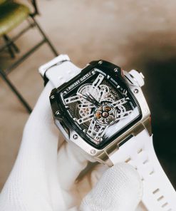 Đồng hồ Bonest Gatti chính hãng BG5502-A2 nam dây cao su trắng 45mm (2)