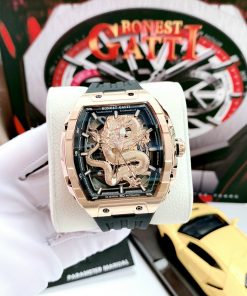 Đồng hồ Bonest Gatti rồng châu âu BG5606 màu rose gold chính hãng 45mm (9)