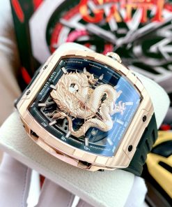 Đồng hồ Bonest Gatti rồng châu âu BG5606 màu rose gold chính hãng 45mm (9)