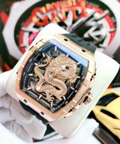 Đồng hồ Bonest Gatti rồng châu âu BG5606 màu rose gold chính hãng 45mm (9)