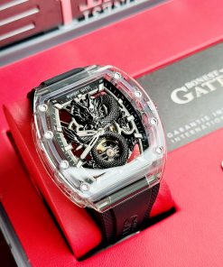 Đồng hồ Bonest Gatti rồng đen châu âu chính hãng máy cơ Automatic 45mm (2)