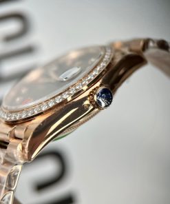 Đồng hồ Rolex Day-Date rose gold Rep 11 cao cấp nam đính đá EW Factory 40mm (2)