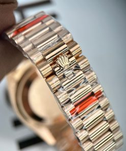 Đồng hồ Rolex Day-Date rose gold Rep 11 cao cấp nam đính đá EW Factory 40mm (2)