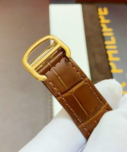 Đồng hồ Cartier Bleu De nam dây da máy cơ Nhật Fake 11 40mm