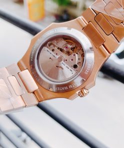 Đồng hồ Hanboro nam chính hãng đính full đá Swarovski 40mm (2)