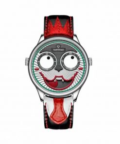 Đồng hồ Mark Fairwhale 5600 mặt hề chính hãng dây da 40mm