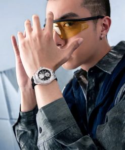 Đồng hồ Mark Fairwhale 5830 vỏ acrylic nam chính hãng hãng 42mm (2)