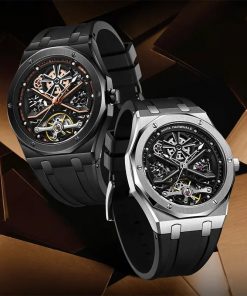 Đồng hồ Mark Fairwhale 6400 nam máy cơ Automatic chính hãng 42mm (2)