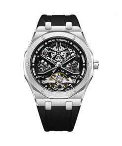 Đồng hồ Mark Fairwhale 6400 nam máy cơ Automatic chính hãng 42mm (2)