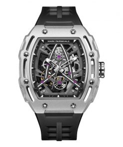 Đồng hồ Mark Fairwhale 6650 chính hãng nam dáng tonneau 44mm (2)