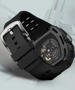 Đồng hồ Mark Fairwhale 6650 chính hãng nam dáng tonneau 44mm (2)