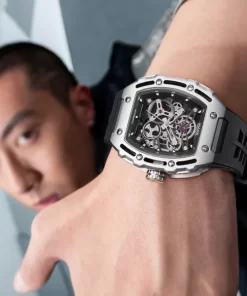 Đồng hồ Mark Fairwhale 6700 chính hãng nam máy cơ Automatic 43mm (6)