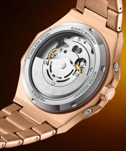 Đồng hồ Mark Fairwhale 6740 nam máy lộ cơ Automatic chính hãng 46mm (2)