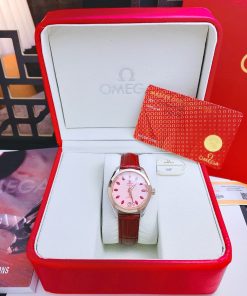 Đồng hồ Omega Seamaster Aqua Terra nữ máy thụy sỹ dây da 34mm