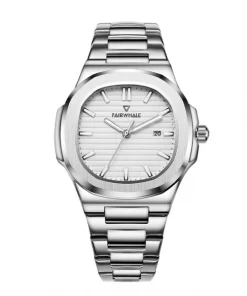 Đồng hồ chính hãng Mark Fairwhale 5610 nam dây kim loại 40mm (2)