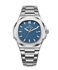 Đồng hồ chính hãng Mark Fairwhale 5610 nam dây kim loại 40mm (2)