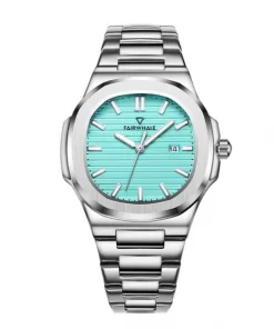 Đồng hồ chính hãng Mark Fairwhale 5610 nam dây kim loại 40mm (2)