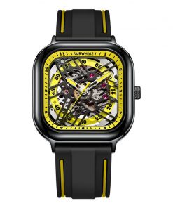 Đồng hồ chính hãng Mark Fairwhale 6410 nam mặt vuông 42mm (2)