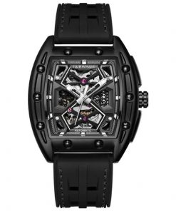 Đồng hồ chính hãng Mark Fairwhale 6520 nam dây cao su 42mm