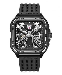 Đồng hồ chính hãng Mark Fairwhale 6540 nam mặt vuông 44mm (2)