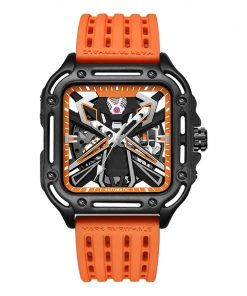 Đồng hồ chính hãng Mark Fairwhale 6540 nam mặt vuông 44mm (2)