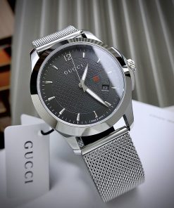 Đồng hồ nam Gucci like auth dây kim loại 40mm
