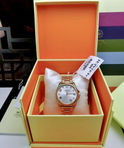 Đồng hồ Coach nữ dây kim loại Coach New York phiên bản cánh hoa 37mm