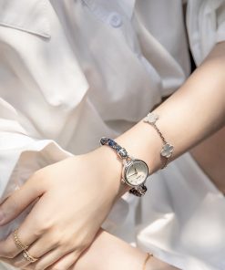 Đồng hồ Davena chính hãng nữ Davena D61539 Rose - Silver mặt khảm trai 28mm