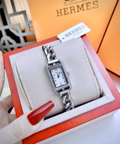 Đồng hồ Hermes nữ HERMES NANTUCKET dây kim loại Fake giá rẻ 20x34mm