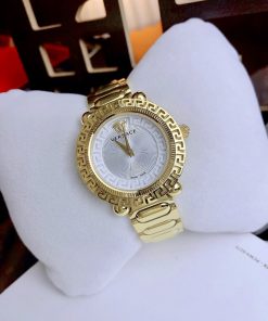 Đồng hồ Versace nữ VERSACE GRECA TWIST mặt trắng Like auth 35mm