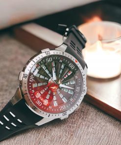 Đồng hồ nam Hanboro mặt số mạt chược chính hãng 46mm (1)