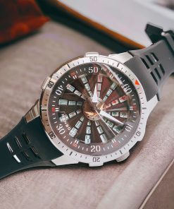 Đồng hồ nam Hanboro mặt số mạt chược chính hãng 46mm (1)