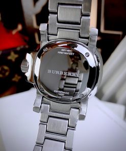 Đồng hồ Burberry The Britain nữ mặt hồng Like auth 34mm