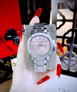 Đồng hồ Burberry The Britain nữ mặt hồng Like auth 34mm