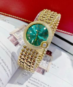 Đồng hồ Cartier Ballon Bleu nữ màu vàng gold Fake giá rẻ 32mm