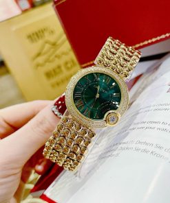 Đồng hồ Cartier Ballon Bleu nữ màu vàng gold Fake giá rẻ 32mm
